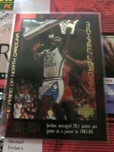 Michael Jordan 10 THE PRIDE OF NORTH CAROLINA 1999 UPPER DECK