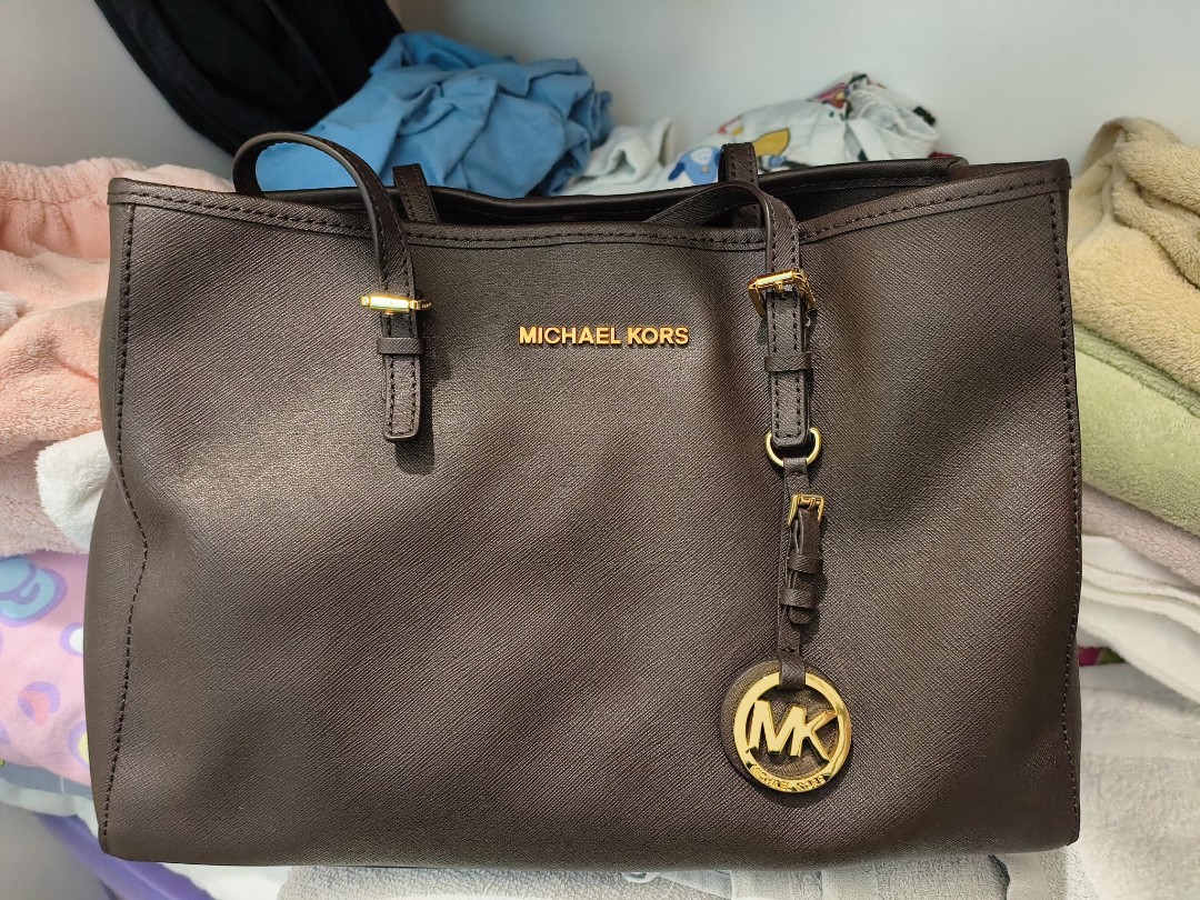 Michael Michael Kors Saffiano Leather Large Tote Bag - Farfetch