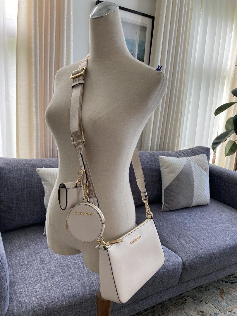 Michael Kors Bags Michael Kors Jet Set Logo 3 In 1 Crossbody Bag