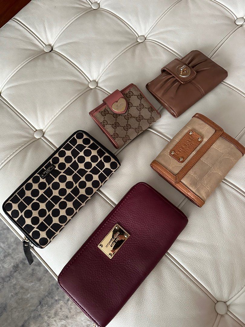 Michael kors deals wallet maroon