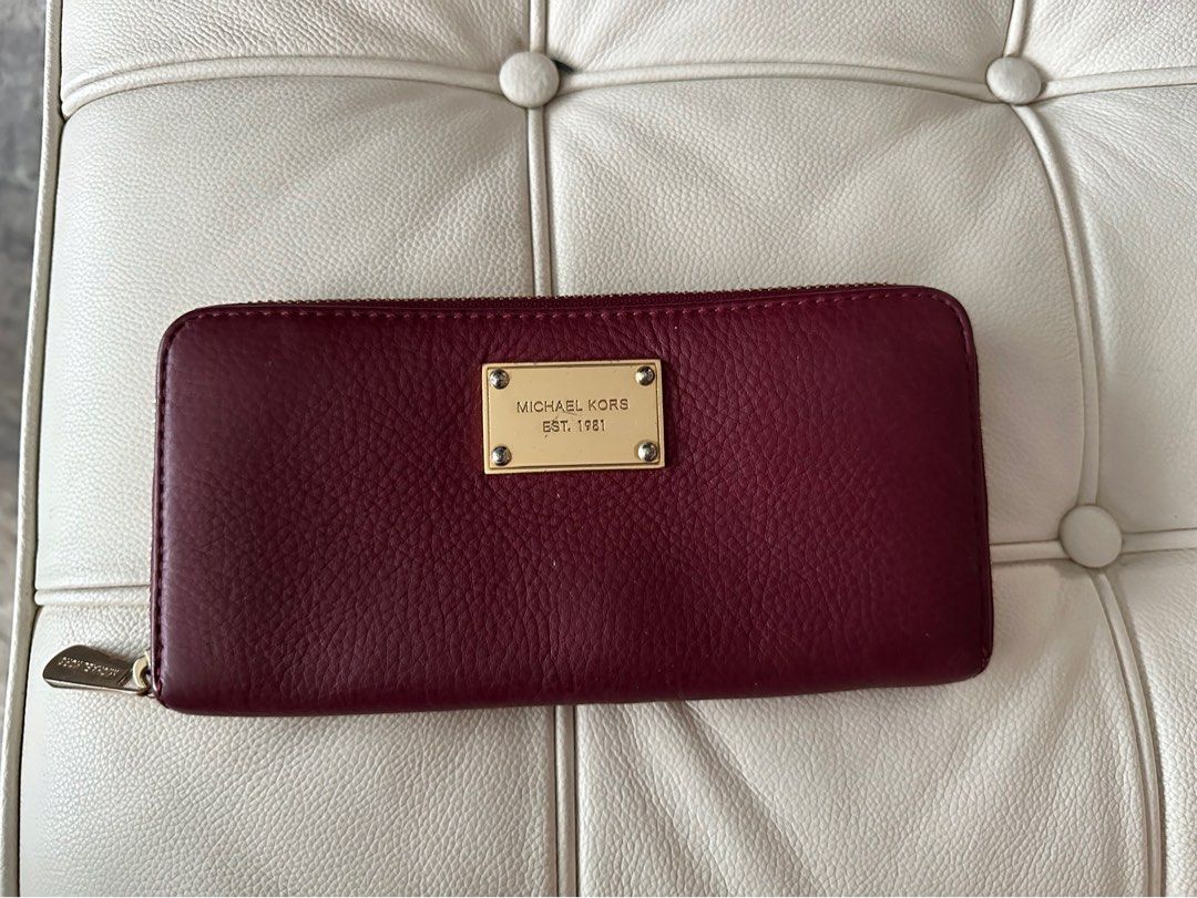 Maroon mk hotsell wallet
