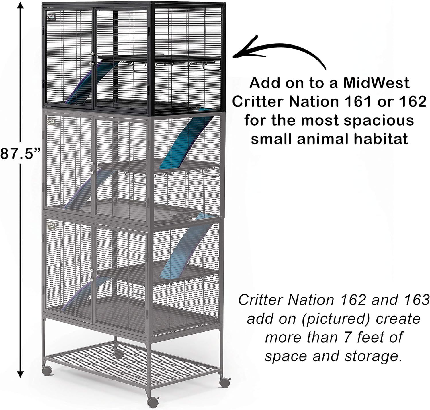 Midwest 162 critter nation double unit with stand cheap