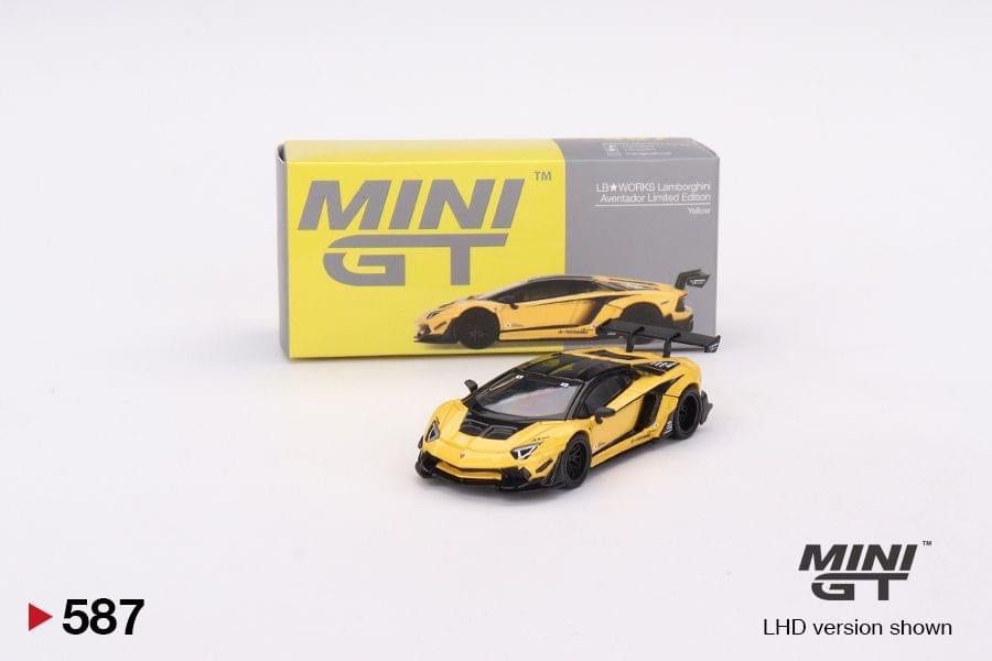 MINI GT 香港限定1/64 LB☆WORKS Lamborghini Aventador Limited