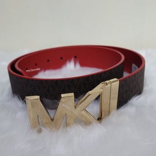💯MK Reversible Logo and Leather Waist BELT🇱🇷 ( 2 colors/ sizes)