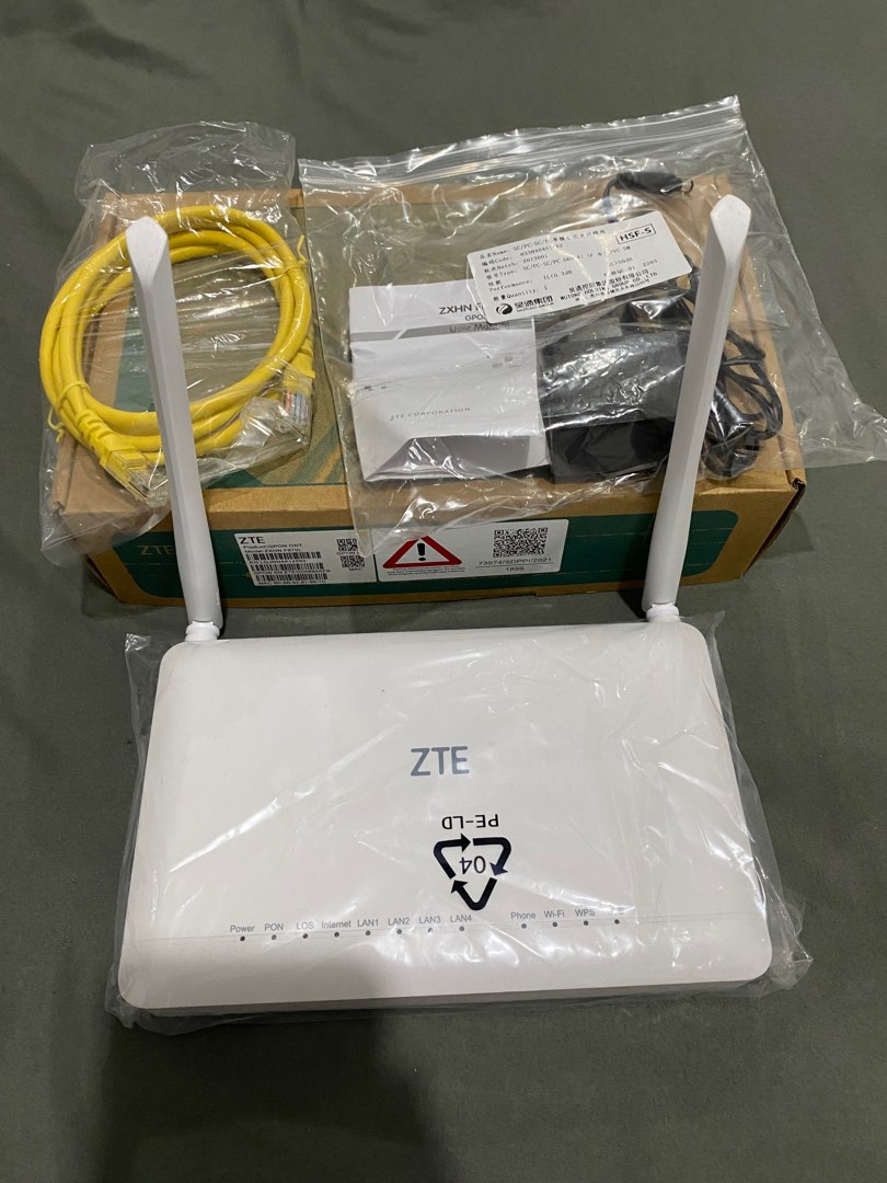 MODEM ZTE F670L GPON ONT DUAL BAND 5G, Elektronik, Komputer, Lainnya di