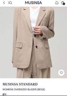 Musinsa Standard Beige Blazer