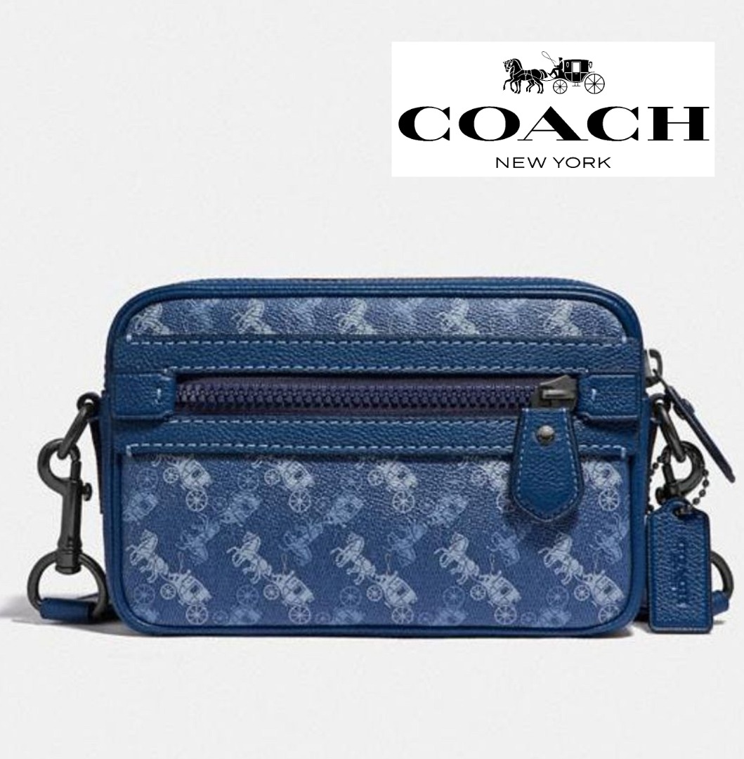 Coach academy crossbody with horse and carriage print sales
