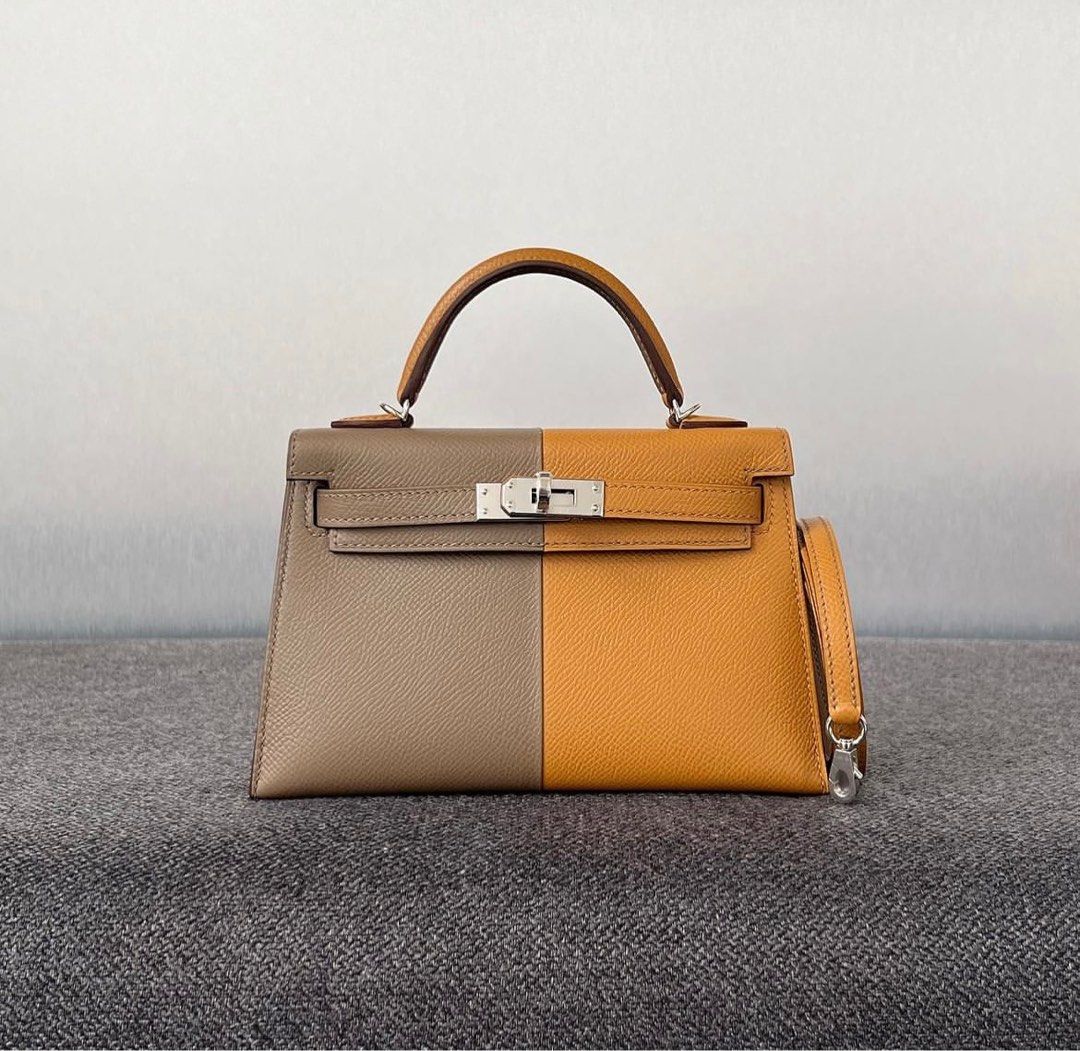 Hermes Kelly 20 in Black phw ( Mini Kelly ), Luxury, Bags & Wallets on  Carousell