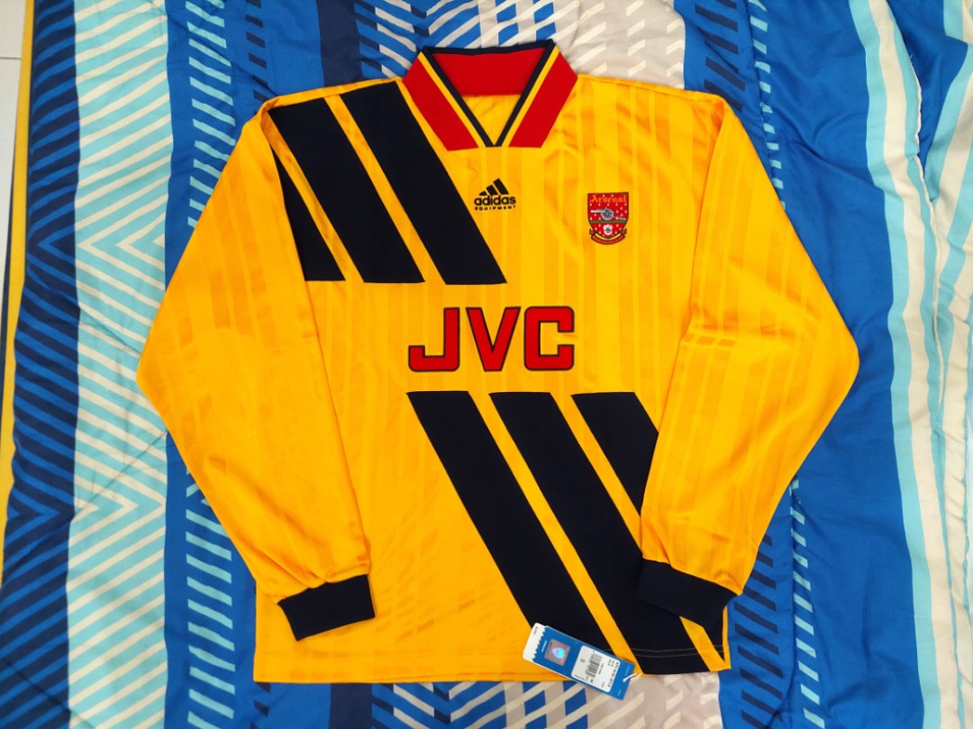 ARSENAL FC Adidas Originals Retro 93-94 Long Sleeve Shirt (NEW-Multiple  Sizes)