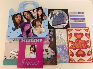 Newjeans' Hanni Beach Bag Photocards and Unsealed Album