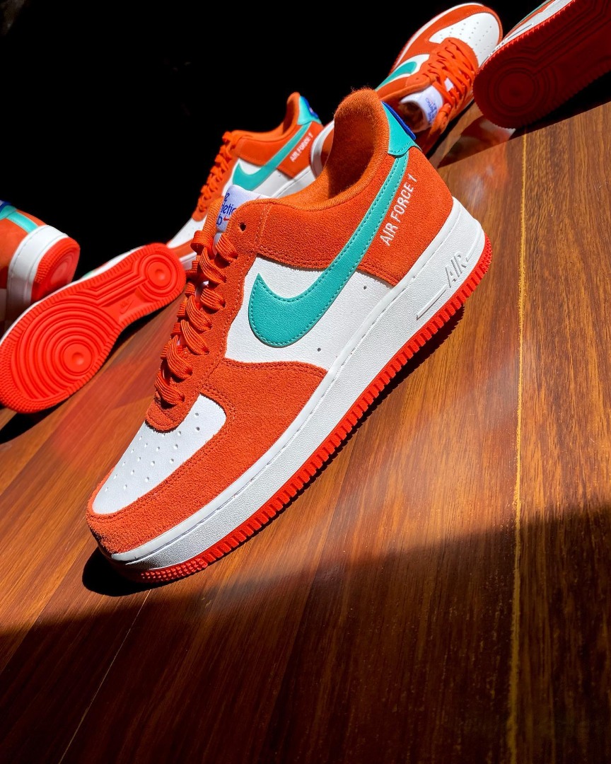 Nike air force 1 7 discount lv8 white orange