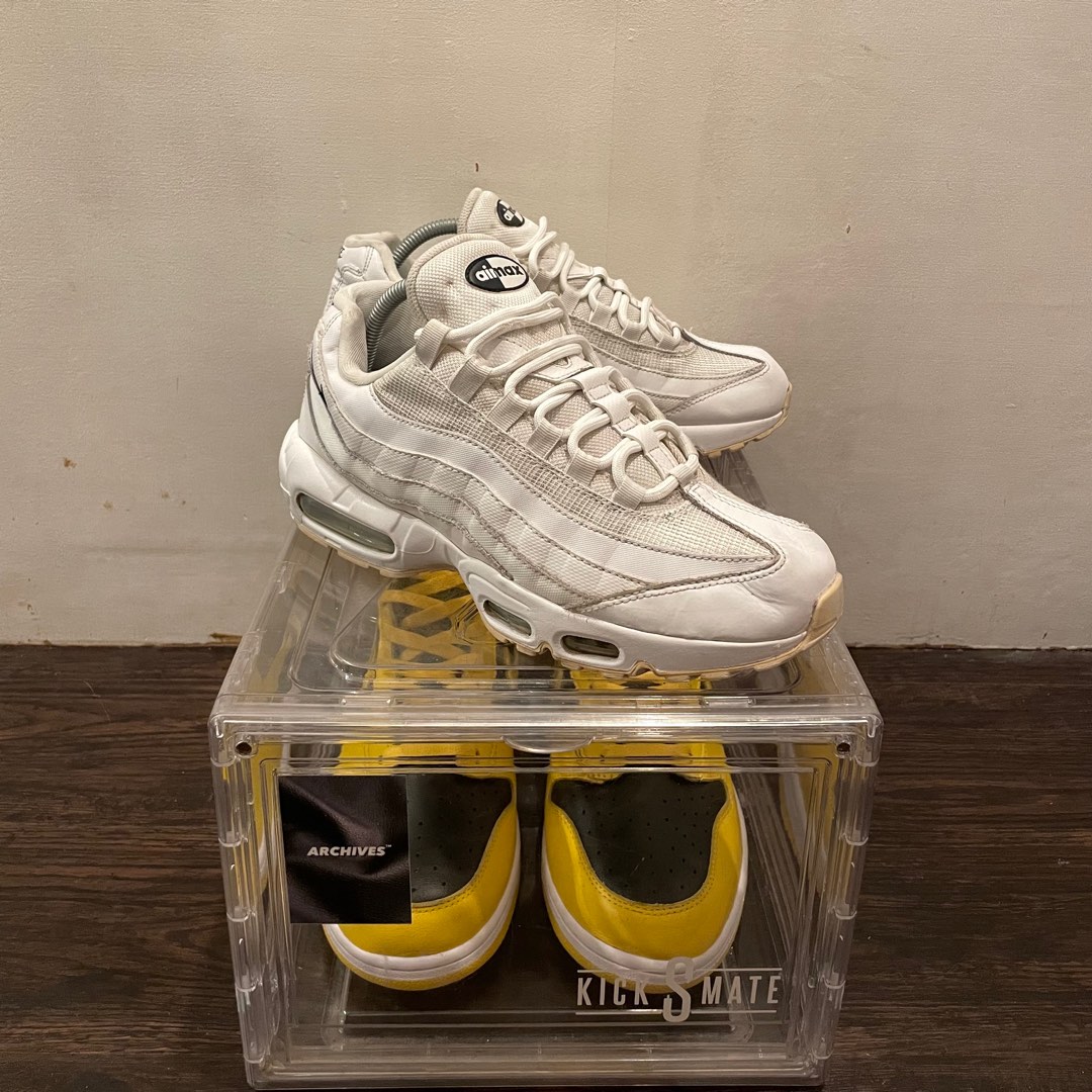 Nike air max 95 top cream white