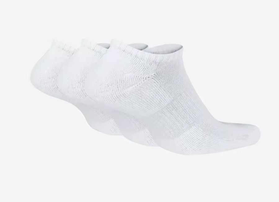 White nike no show socks sales