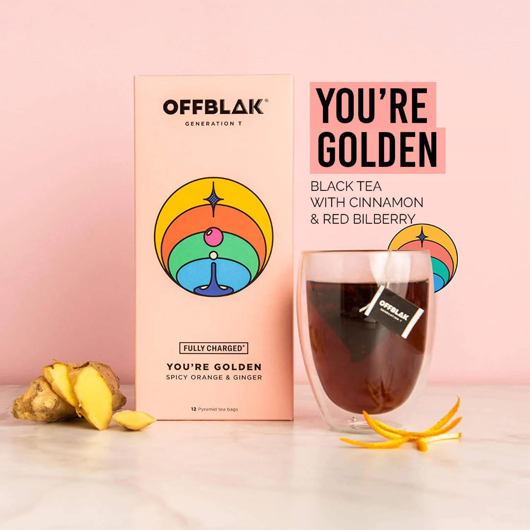OFFBLAK You're Golden Tea (Orange & Ginger Black Tea), Food & Drinks ...