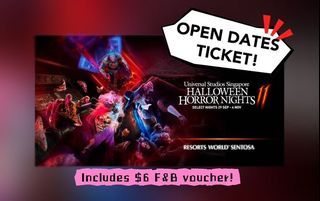 [Open Ticket] Halloween Horror Night 11 (Non Peak)