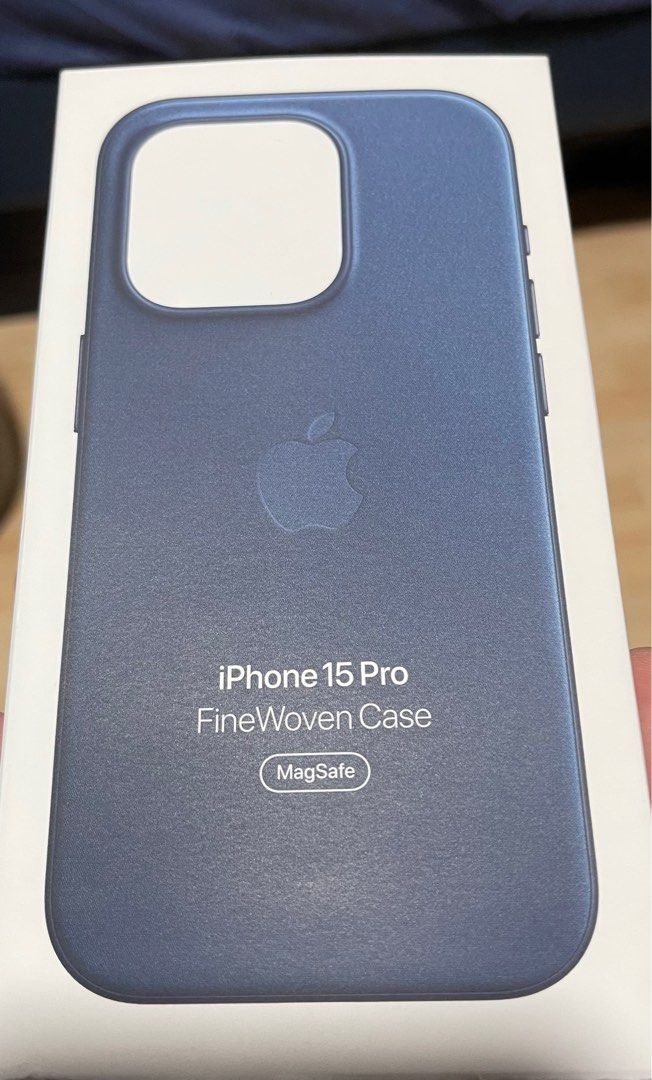 Original iPhone 15 Pro Finewoven case pacific blue, Mobile Phones &  Gadgets, Mobile & Gadget Accessories, Cases & Sleeves on Carousell