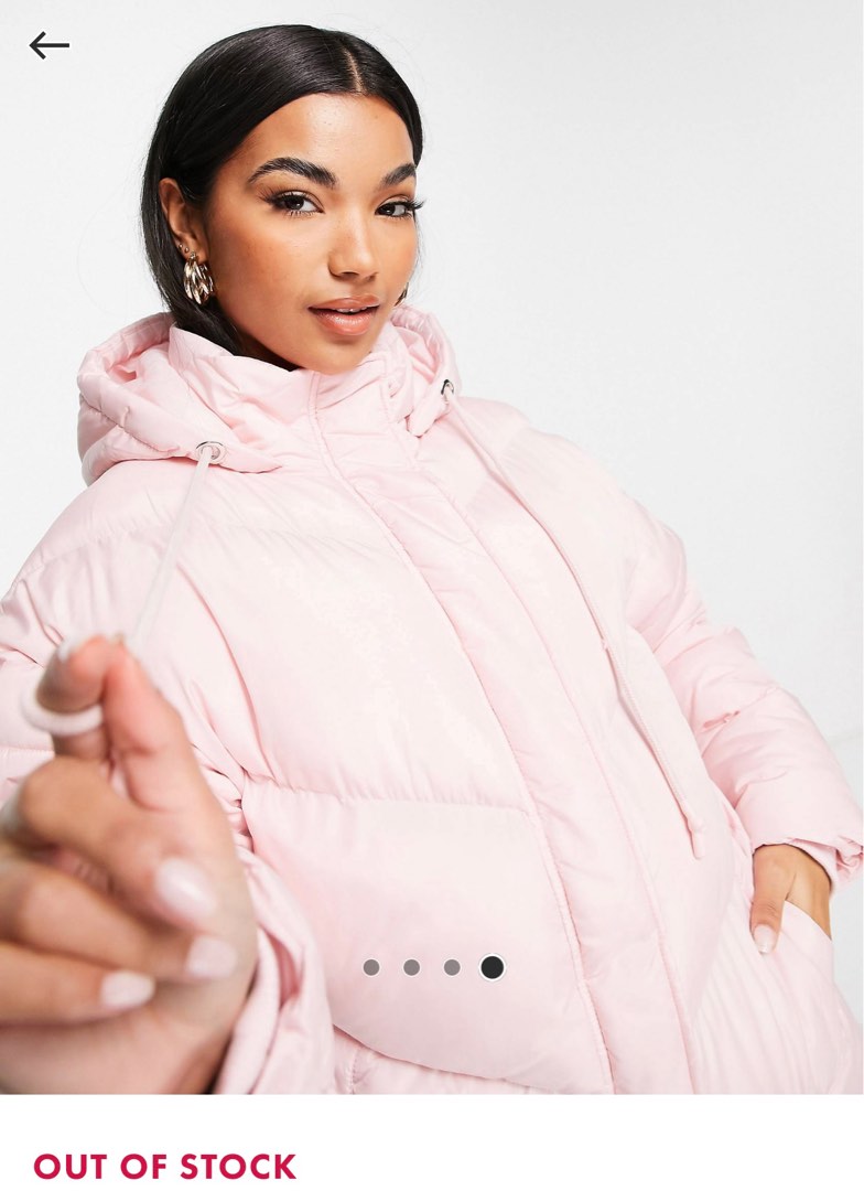 BNWT MISS GUIDED Pink Puffer Jacket Winter Jacket