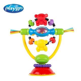 Playgro high chair spinning toys / rattles/ teether
