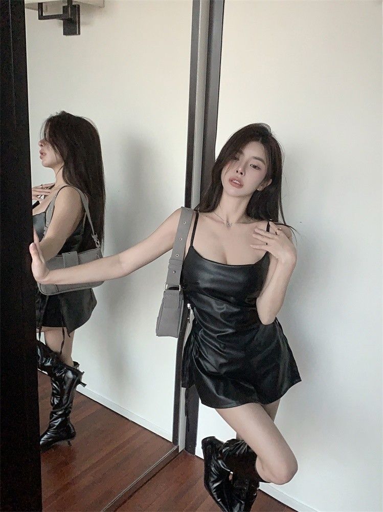 Girl dressed discount in black