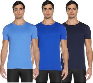 Polo Ralph Lauren Men's 3 Pack Crew Base Layer T-Shirt - Multicolor, XXL