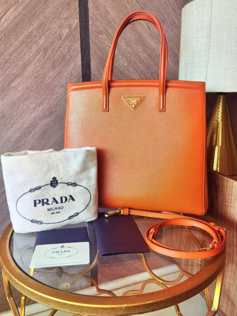 Prada two sales way tote bag