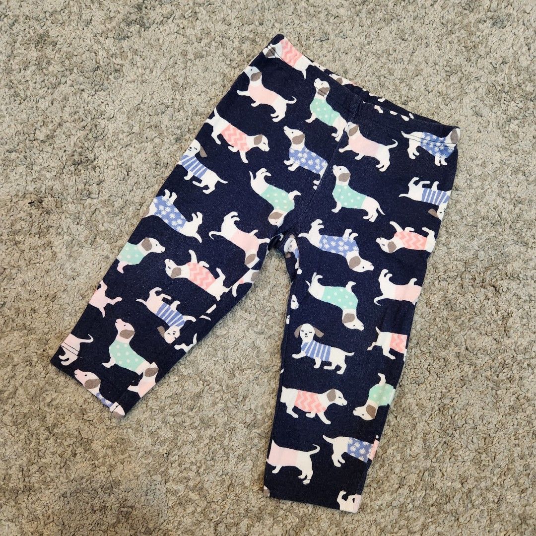Preloved Carters girl leggings pants size 9months Babies Kids