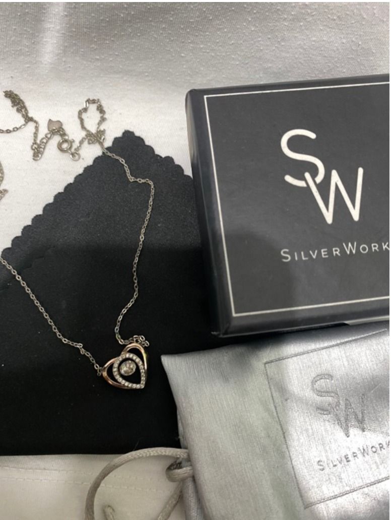 Silverworks necklace for ladies deals
