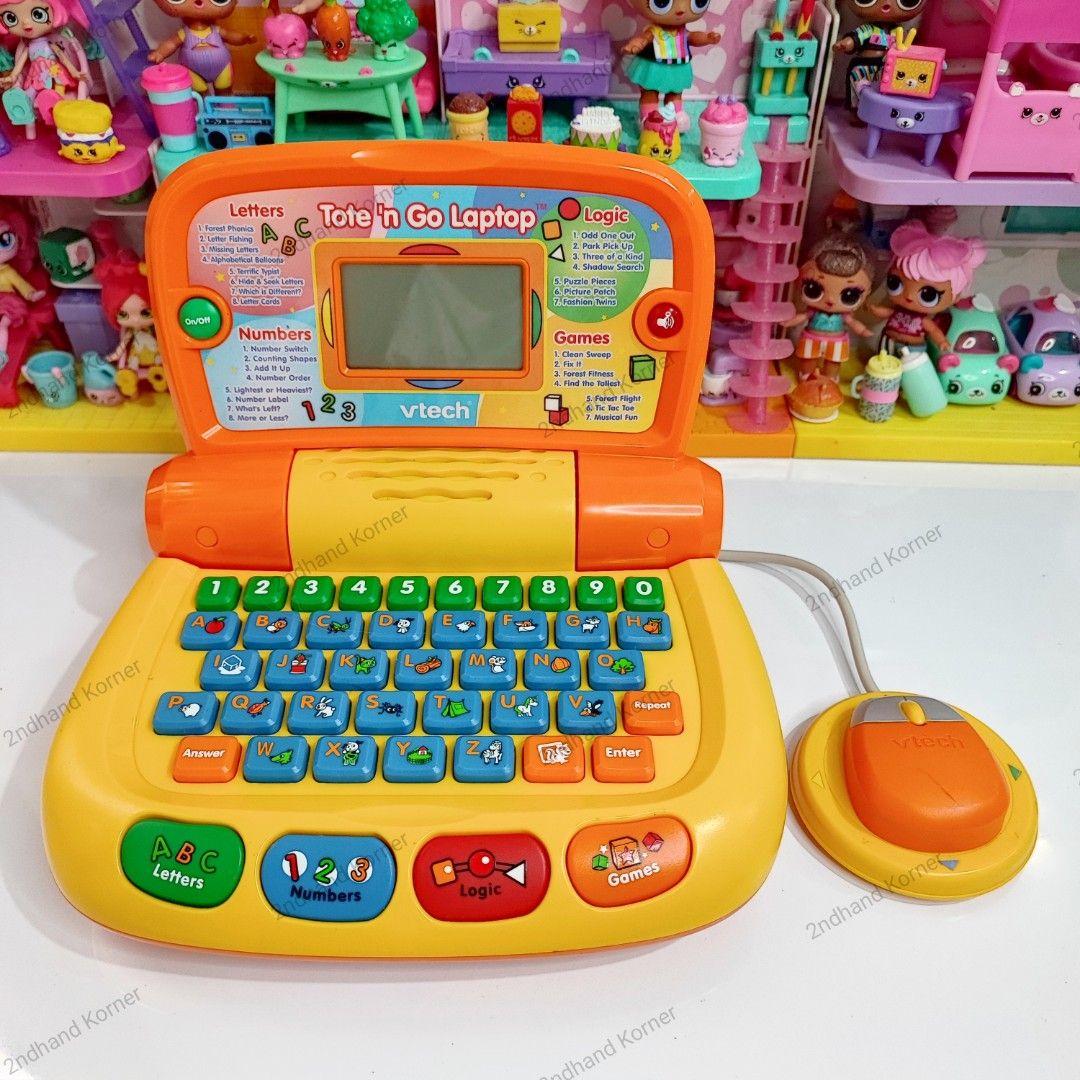 VTech Tote N Go Kids Laptop  Forest Phonics Full Demo 