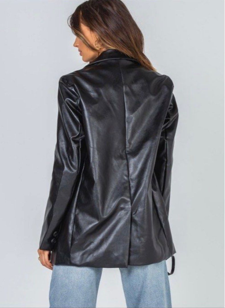 Leather blazer princess 2025 polly