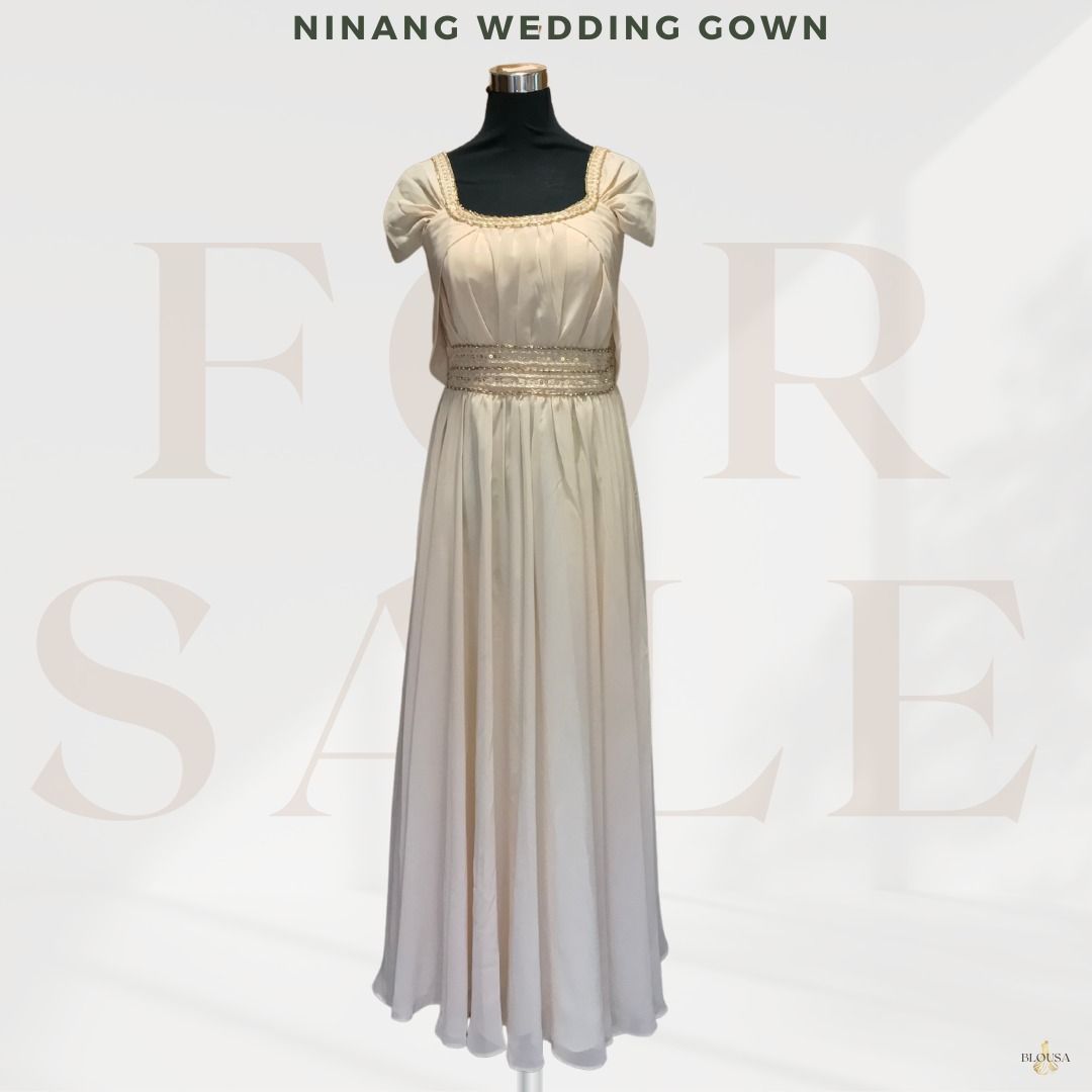 Gown design deals for wedding sponsor