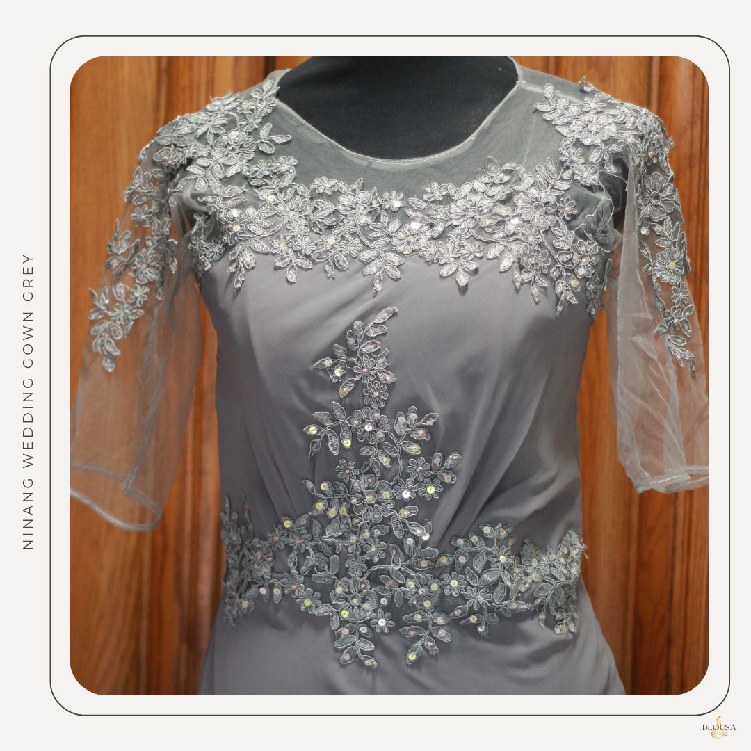 Silver gown store for principal sponsor