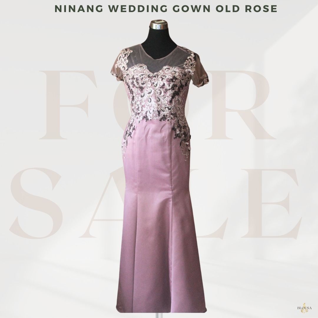Old rose top principal sponsor gowns