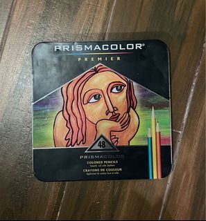 Prismacolor Colored Pencil Classic 48 Colors with free blender (preloved)