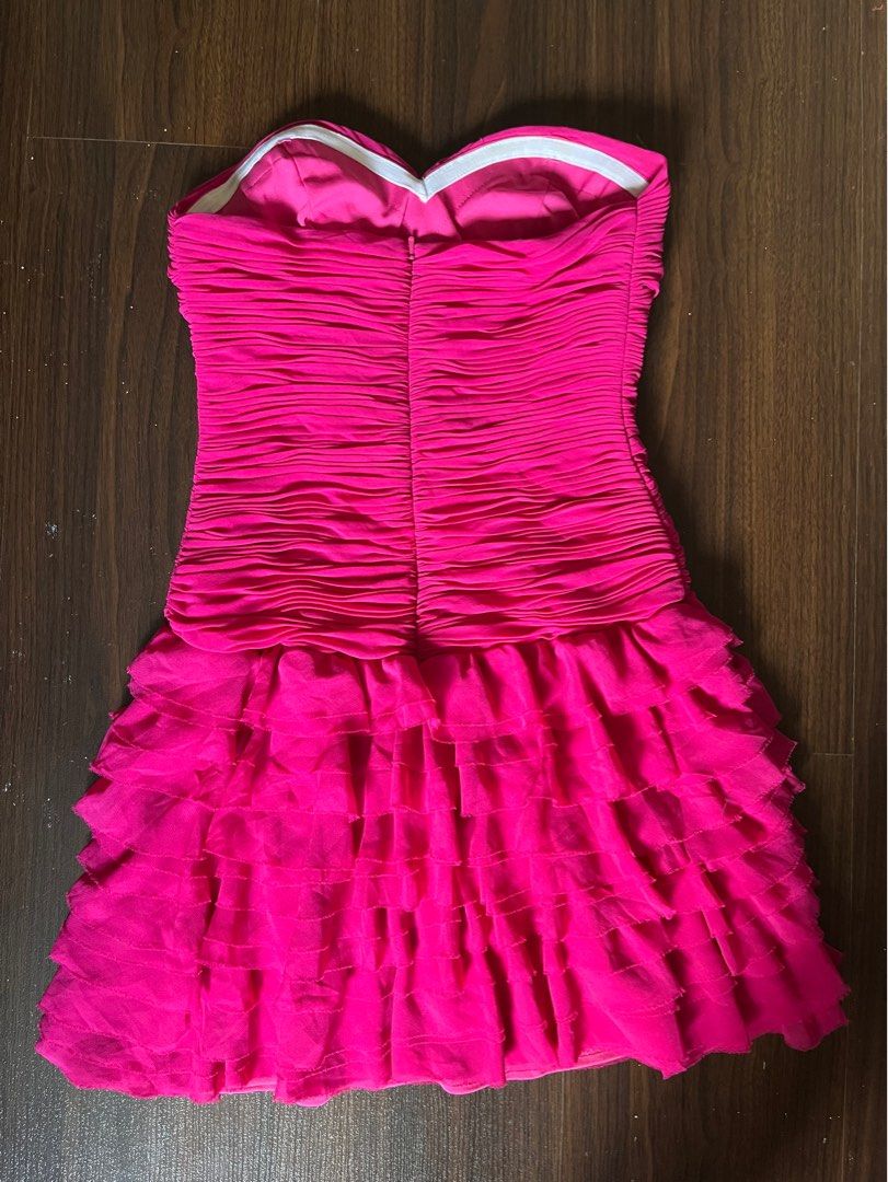 PromGirl Pink Ruffle Dress Women s Fashion Dresses Sets