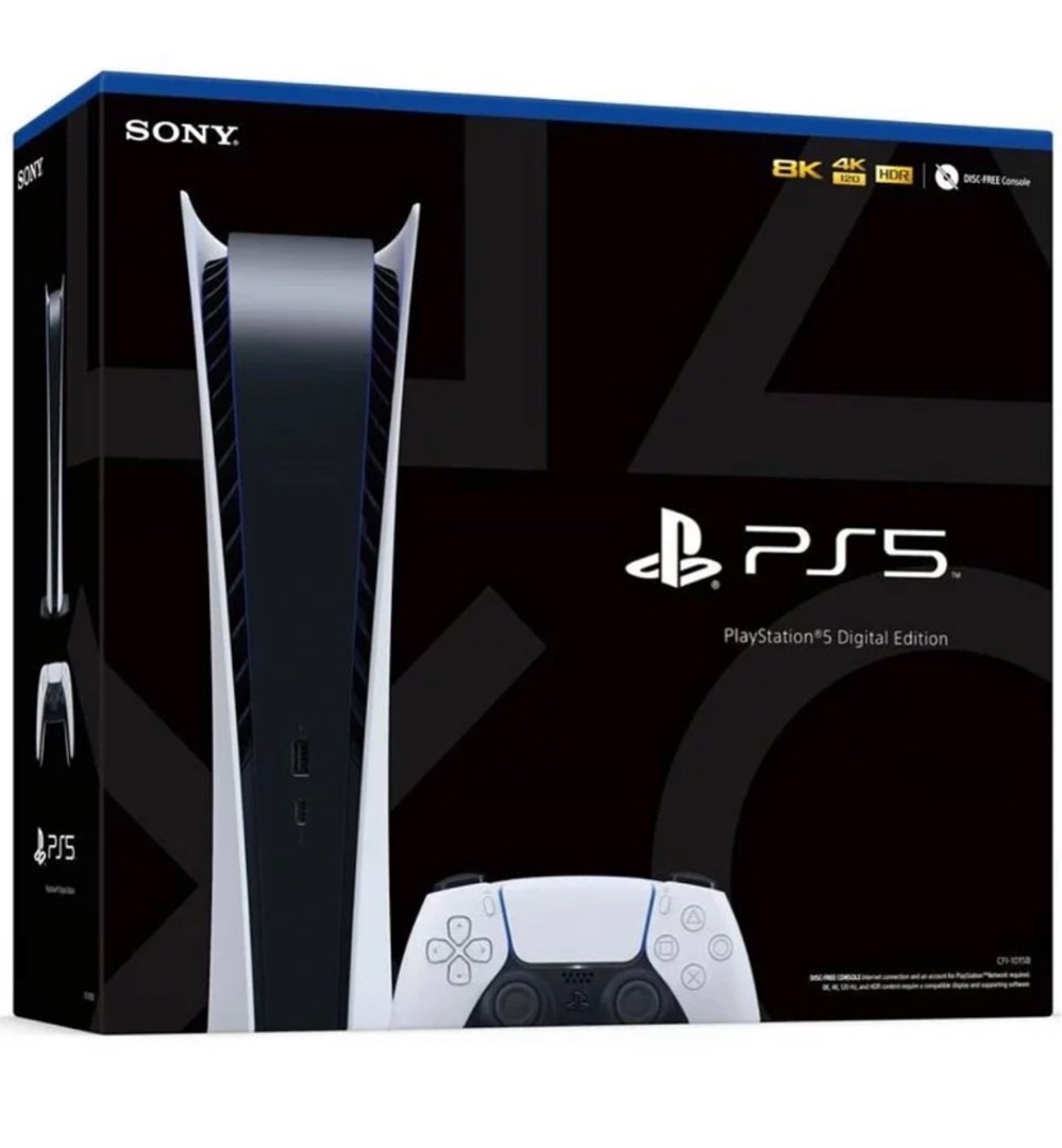 PS5 Digital Edition, Video Gaming, Video Game Consoles, PlayStation on