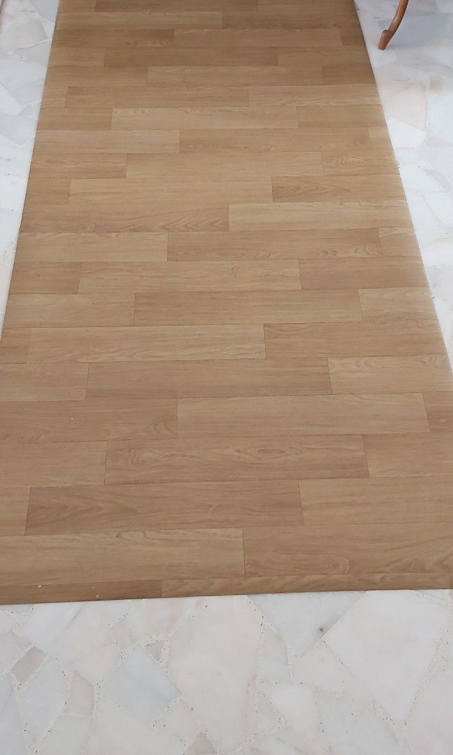 PVC Vinyl floor sheet (1 roll), Furniture & Home Living, Home