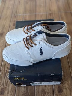 Polo Ralph Lauren Faxon, Men Shoes, White (Pure White), 40 EU