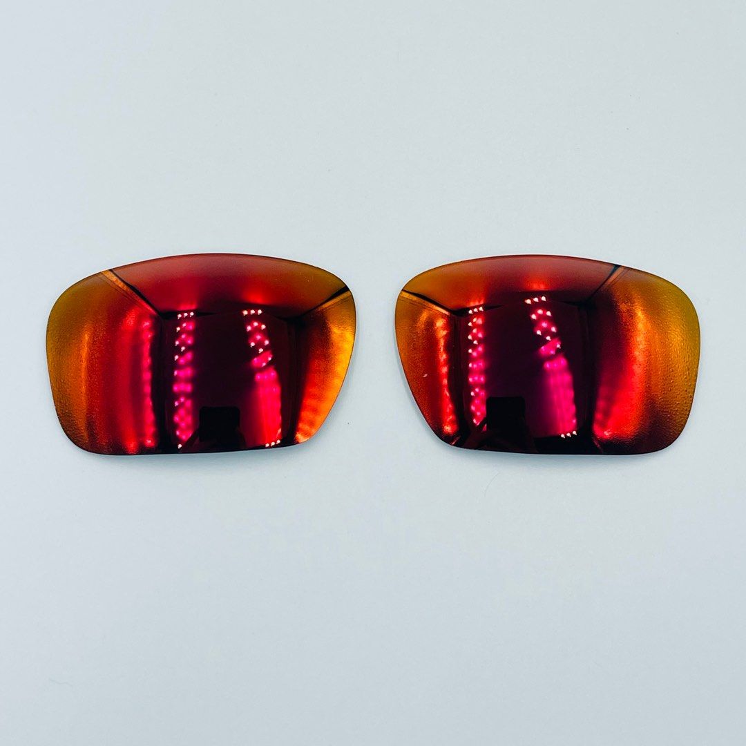 Rare Oakley X Metal Badman Ruby Iridium Replacement lens, Men's Fashion