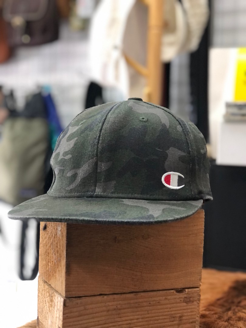 Rare Vintage Champion Camouflage Hat Men s Fashion Watches