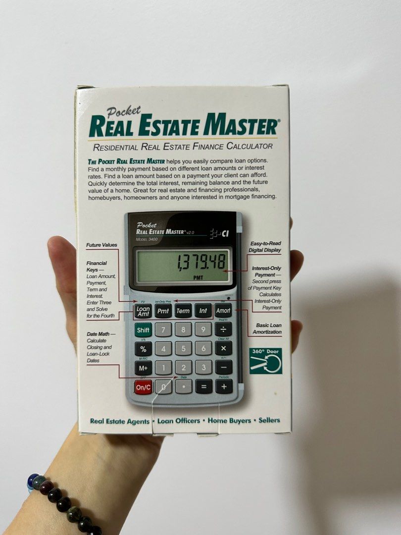 Real estate Master calculator, Computers & Tech, Office & Business
