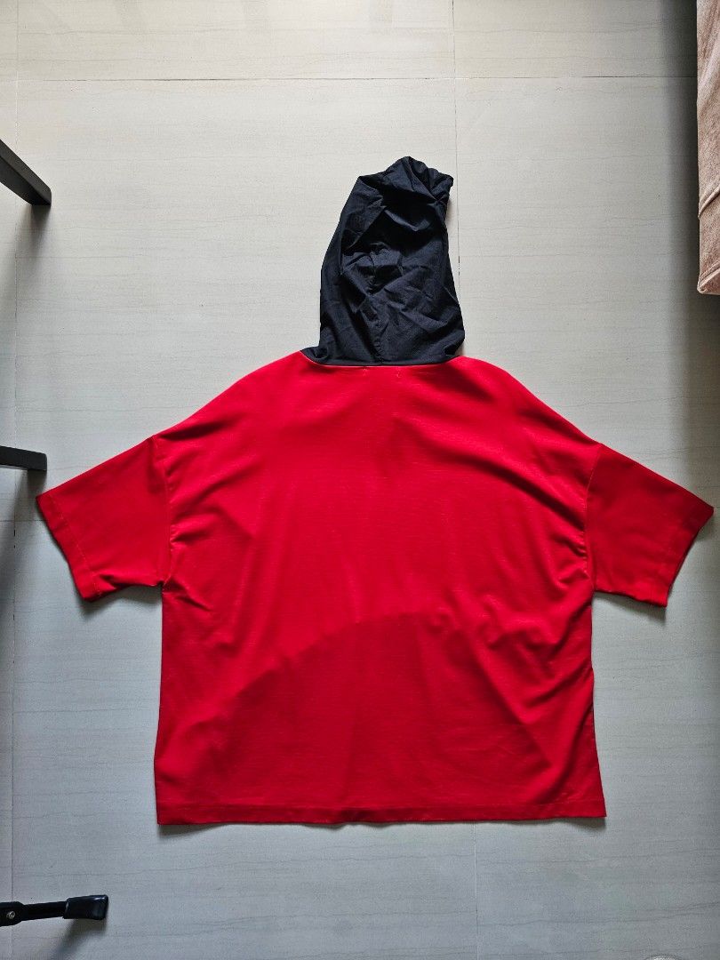 Red and black pullover hoodie shop