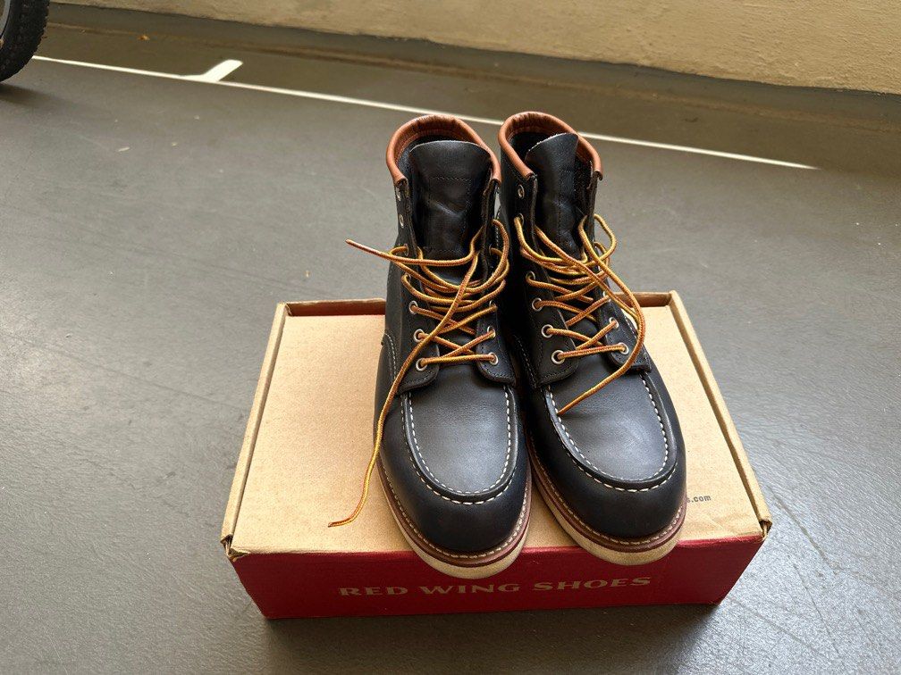 Redwing 8859 US10 D Navy Portage Leather