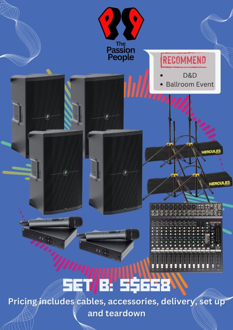 [Rent] Sound System with Setup & Teardown, Lifestyle Services, Event