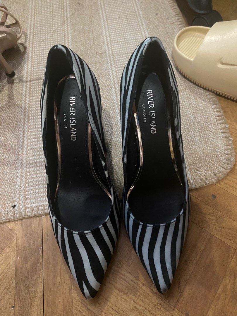 River island zebra shoes top