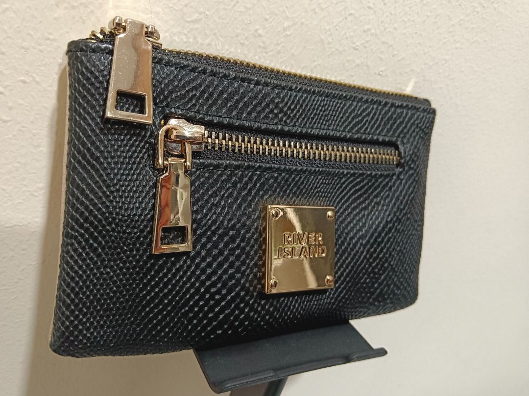 Black Mini Pouch River Island Women s Fashion Bags Wallets