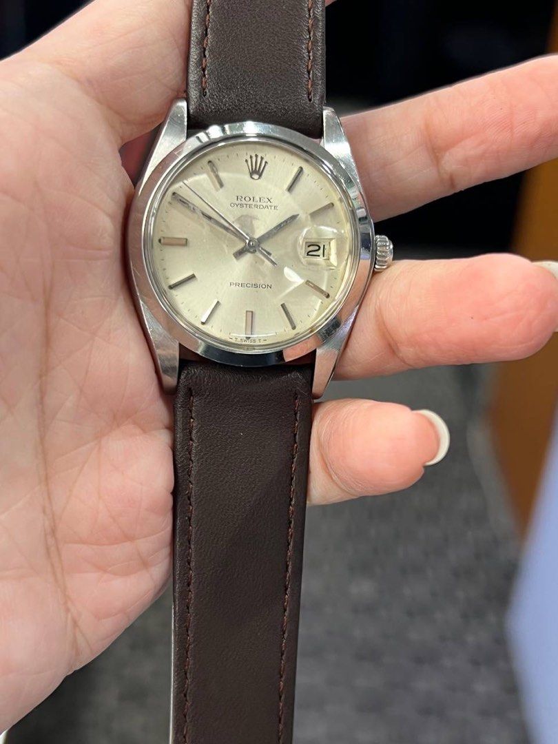 Rolex oysterdate precision swiss made top