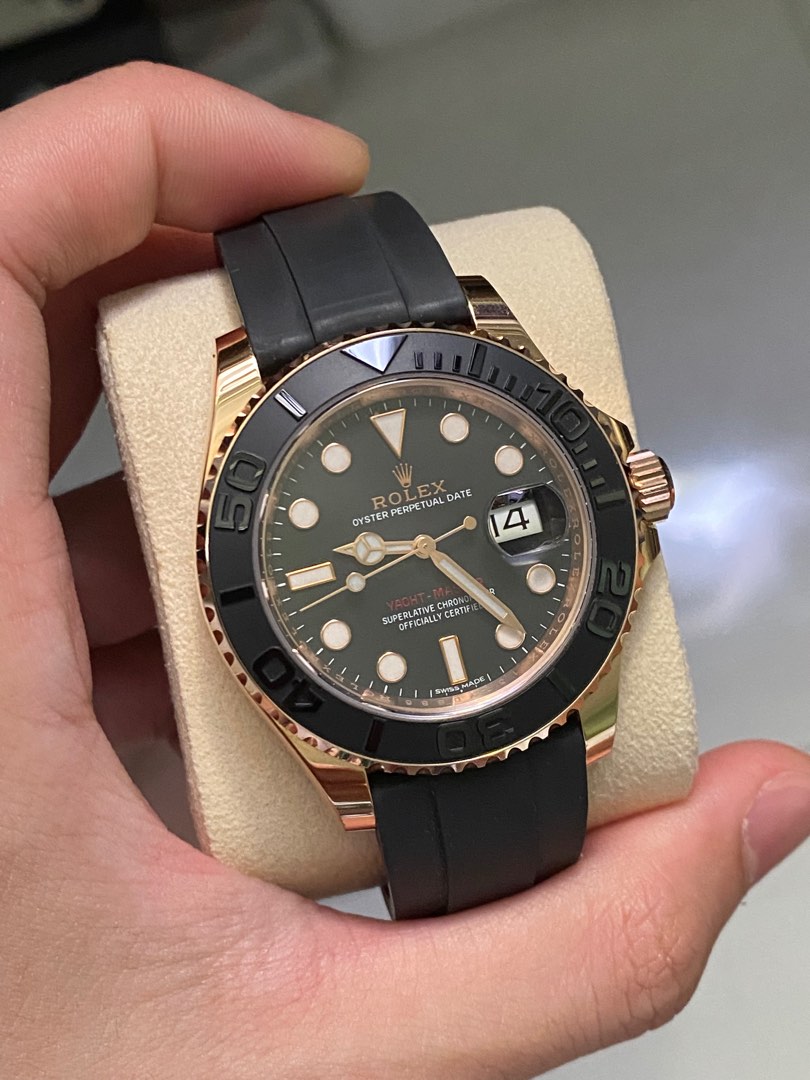 Yachtmaster 40 sales rose gold