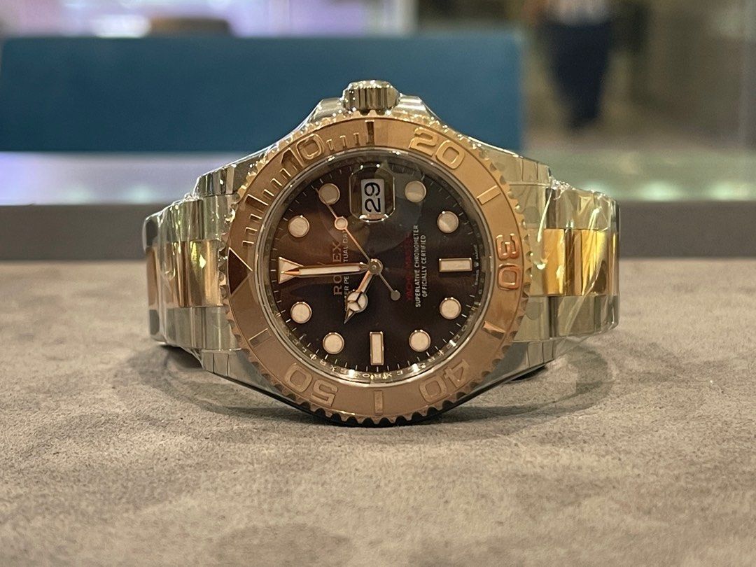 Rolex Yatch Master 126621 Two Tone Rose Gold Chocolate Dial 40mm