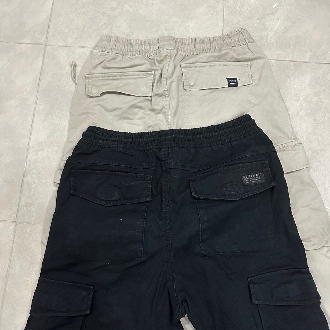 Pull and bear hotsell cargo pants mens
