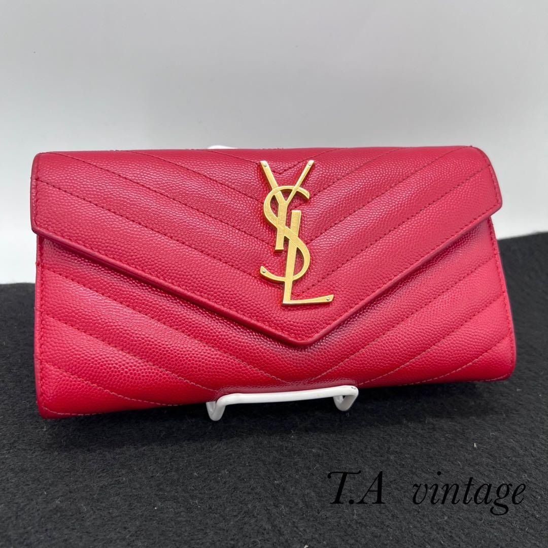 YSL Long Wallet, Luxury, Bags & Wallets on Carousell